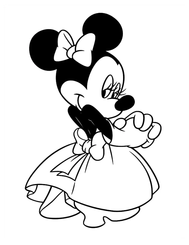 Desenhos Mickey e Minnie para Colorir PDF para Imprimir — p7 | Atividades Educação Infantil (ensinoja.com.br)