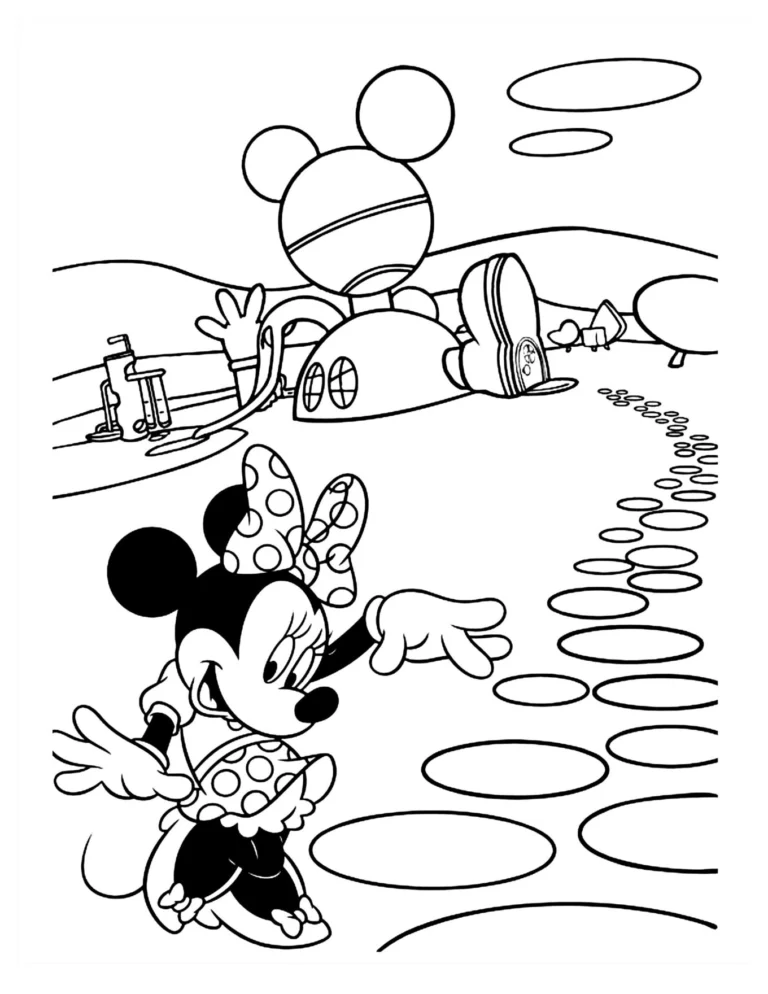 Desenhos Mickey e Minnie para Colorir PDF para Imprimir — p10 | Atividades Educação Infantil (ensinoja.com.br)
