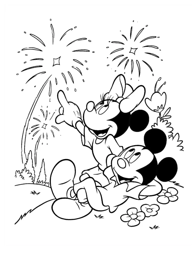 Desenhos Mickey e Minnie para Colorir PDF para Imprimir — p11 | Atividades Educação Infantil (ensinoja.com.br)