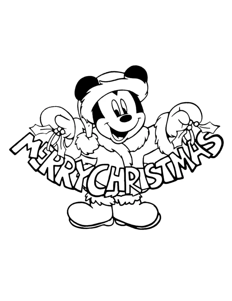 Desenhos Mickey e Minnie para Colorir PDF para Imprimir — p16 | Atividades Educação Infantil (ensinoja.com.br)