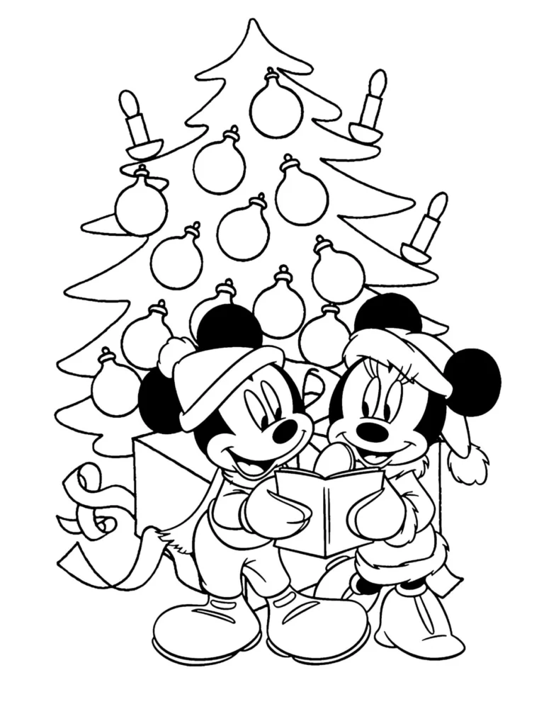 Desenhos Mickey e Minnie para Colorir PDF para Imprimir — p17 | Atividades Educação Infantil (ensinoja.com.br)