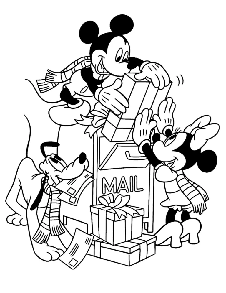 Desenhos Mickey e Minnie para Colorir PDF para Imprimir — p18 | Atividades Educação Infantil (ensinoja.com.br)