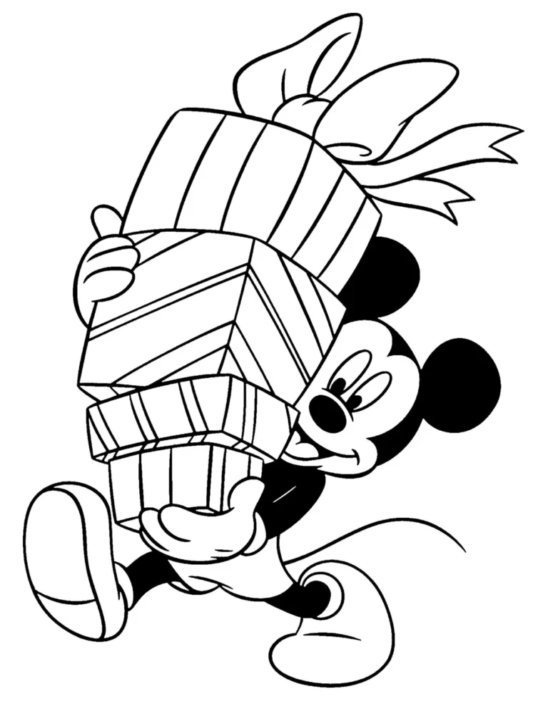 Desenhos Mickey e Minnie para Colorir PDF para Imprimir — p22 | Atividades Educação Infantil (ensinoja.com.br)