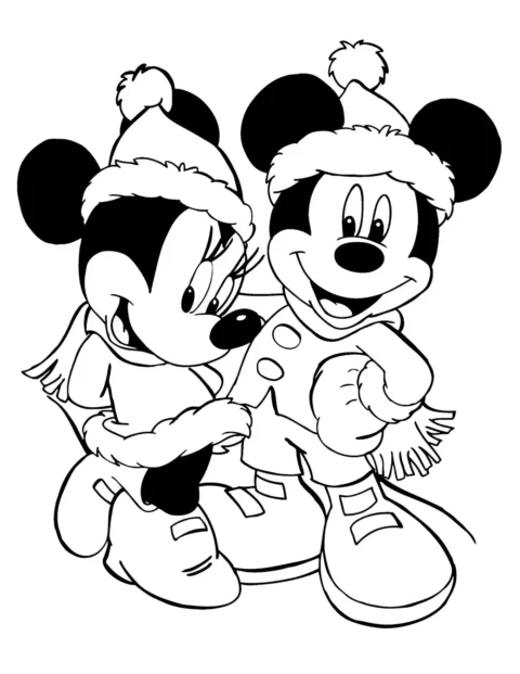 Desenhos Mickey e Minnie para Colorir PDF para Imprimir — p23 | Atividades Educação Infantil (ensinoja.com.br)