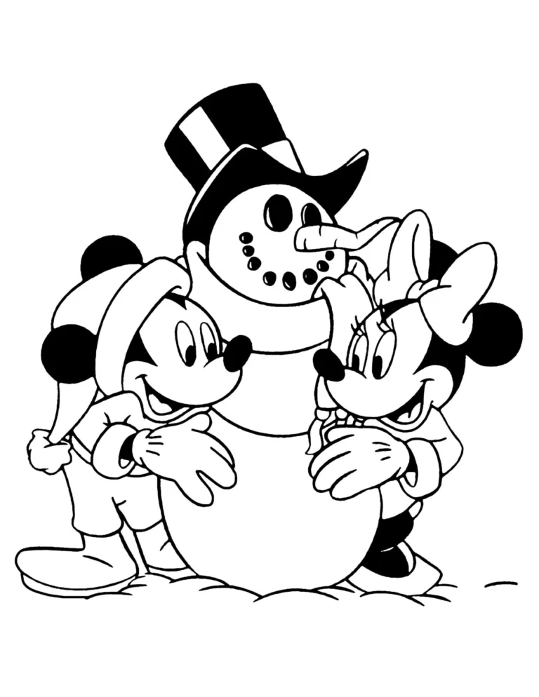 Desenhos Mickey e Minnie para Colorir PDF para Imprimir — p25 | Atividades Educação Infantil (ensinoja.com.br)