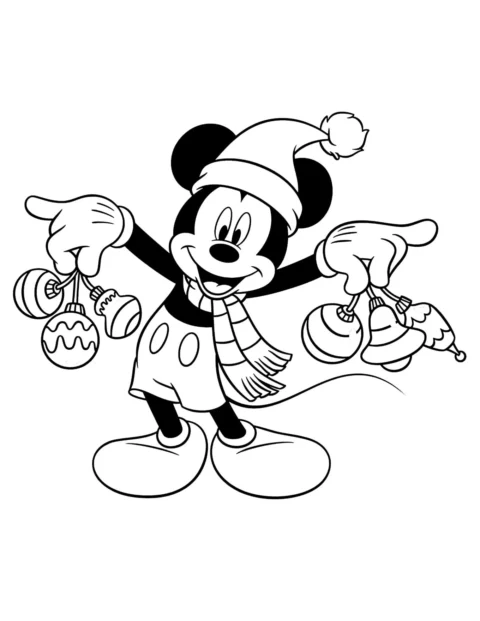 Desenhos Mickey e Minnie para Colorir PDF para Imprimir — p27 | Atividades Educação Infantil (ensinoja.com.br)
