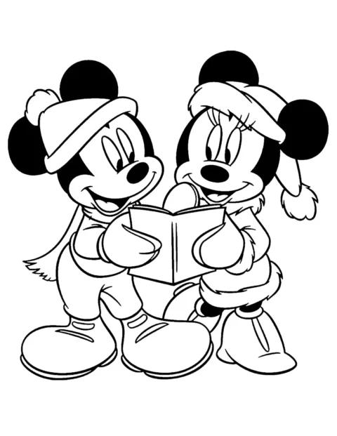 Desenhos Mickey e Minnie para Colorir PDF para Imprimir — p29 | Atividades Educação Infantil (ensinoja.com.br)