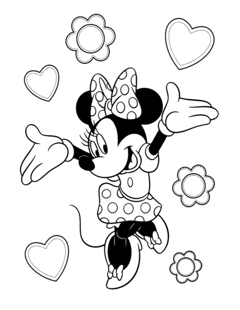 Desenhos Mickey e Minnie para Colorir PDF para Imprimir — p30 | Atividades Educação Infantil (ensinoja.com.br)