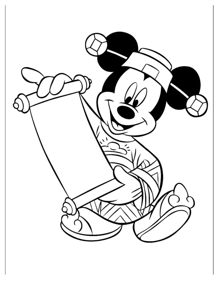 Desenhos Mickey e Minnie para Colorir PDF para Imprimir — p33 | Atividades Educação Infantil (ensinoja.com.br)