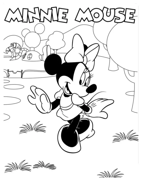 Desenhos Mickey e Minnie para Colorir PDF para Imprimir — p34 | Atividades Educação Infantil (ensinoja.com.br)