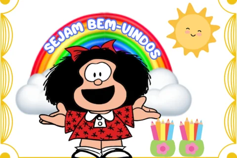Enfeite de Porta Sejam Bem-Vindos para Imprimir PDF — p1 | Atividades Educação Infantil (ensinoja.com.br)