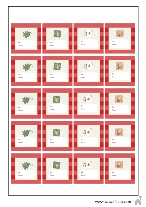 Etiquetas e adesivos de Natal para presentear — p9 | Atividades Educação Infantil (ensinoja.com.br)