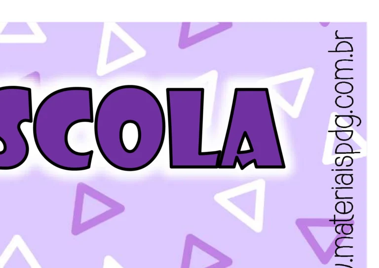 O brilho da nossa escola e você — p4 | Atividades Educação Infantil (ensinoja.com.br)