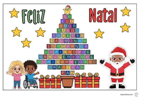 Painel de Natal Escolar para Imprimir (PDF) + Moldes — p16 | Atividades Educação Infantil (ensinoja.com.br)