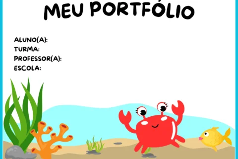 Portfólio Escolar Fundo do Mar Educação Infantil PDF — p1 | Atividades Educação Infantil (ensinoja.com.br)