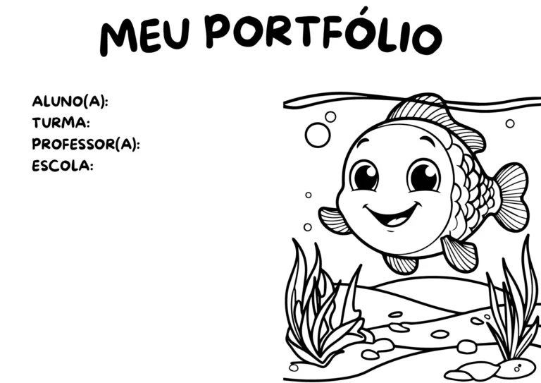 Portfólio Escolar Fundo do Mar Educação Infantil PDF — p2 | Atividades Educação Infantil (ensinoja.com.br)