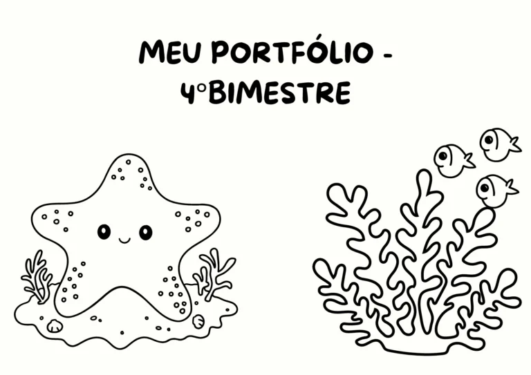 Portfólio Escolar Fundo do Mar Educação Infantil PDF — p6 | Atividades Educação Infantil (ensinoja.com.br)