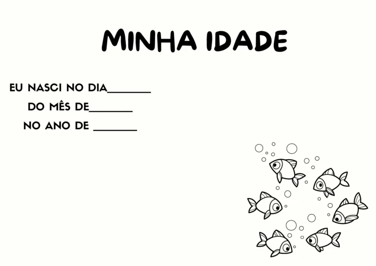 Portfólio Escolar Fundo do Mar Educação Infantil PDF — p12 | Atividades Educação Infantil (ensinoja.com.br)