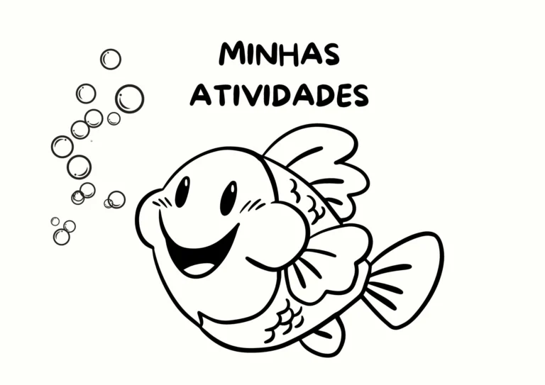 Portfólio Escolar Fundo do Mar Educação Infantil PDF — p19 | Atividades Educação Infantil (ensinoja.com.br)