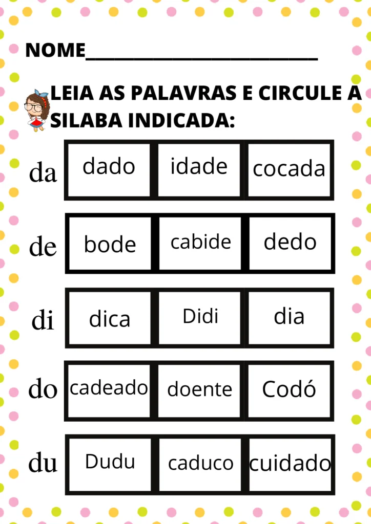 Atividades de alfabetização e letramento — p18 | Atividades Educação Infantil (ensinoja.com.br)