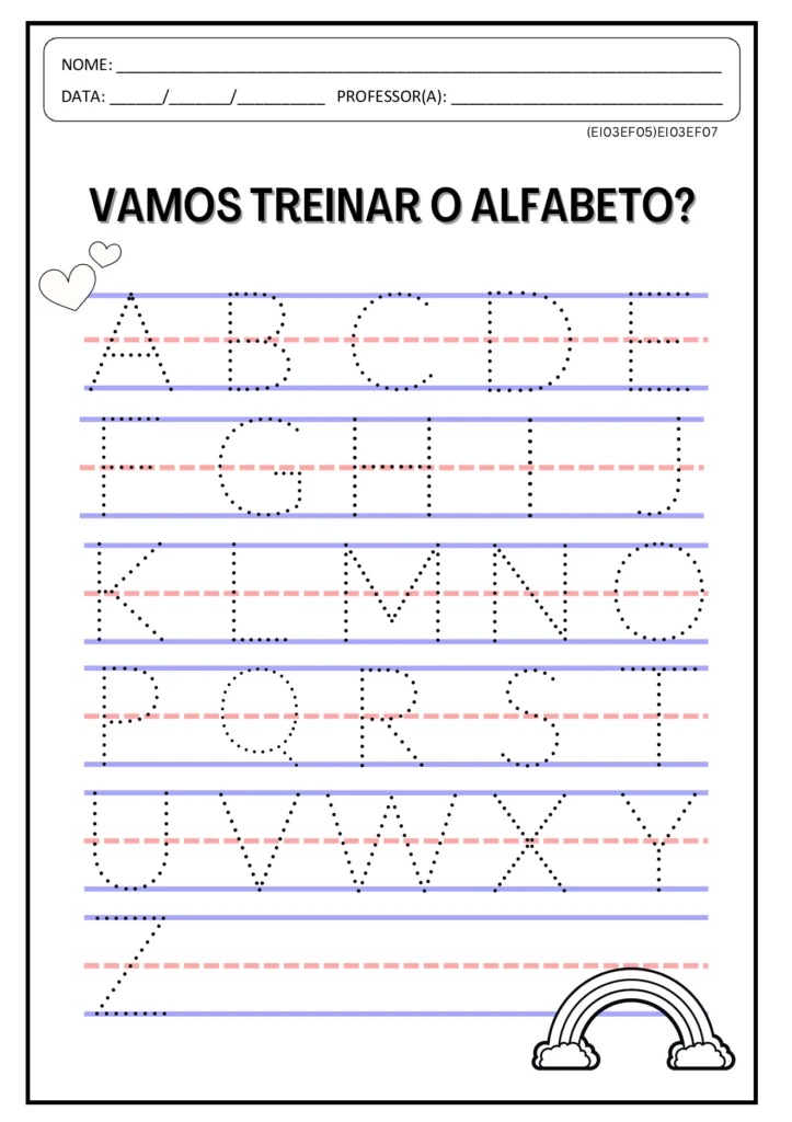 Atividades de Alfabeto, Vogais e Números (Pré) – PDF — p3 | Atividades Educação Infantil (ensinoja.com.br)