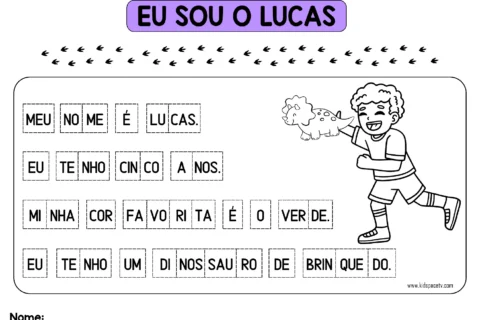 Atividades de escrita para crianças — p1 | Atividades Educação Infantil (ensinoja.com.br)