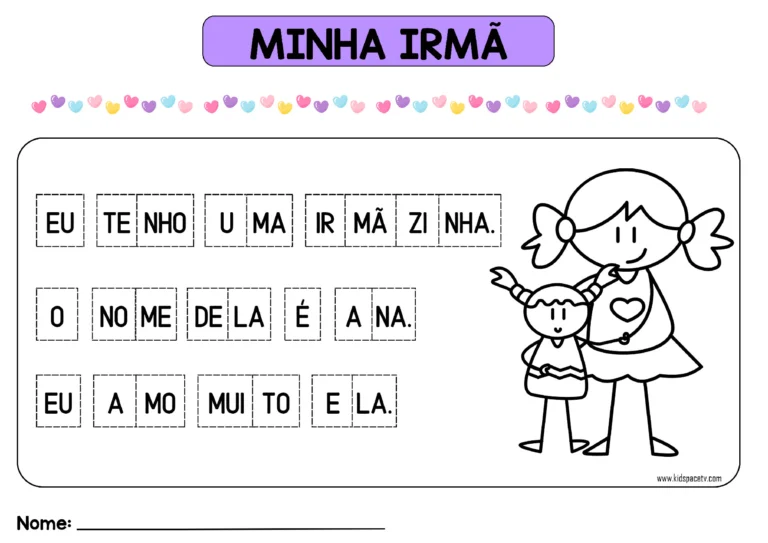 Atividades de escrita para crianças — p2 | Atividades Educação Infantil (ensinoja.com.br)