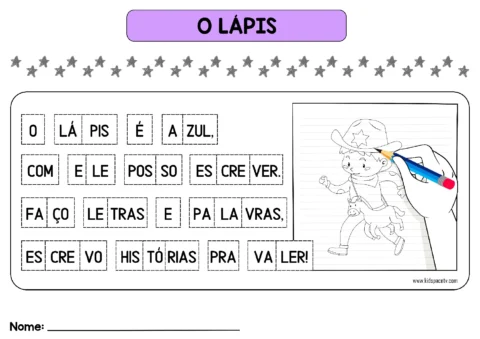 Atividades de escrita para crianças — p9 | Atividades Educação Infantil (ensinoja.com.br)