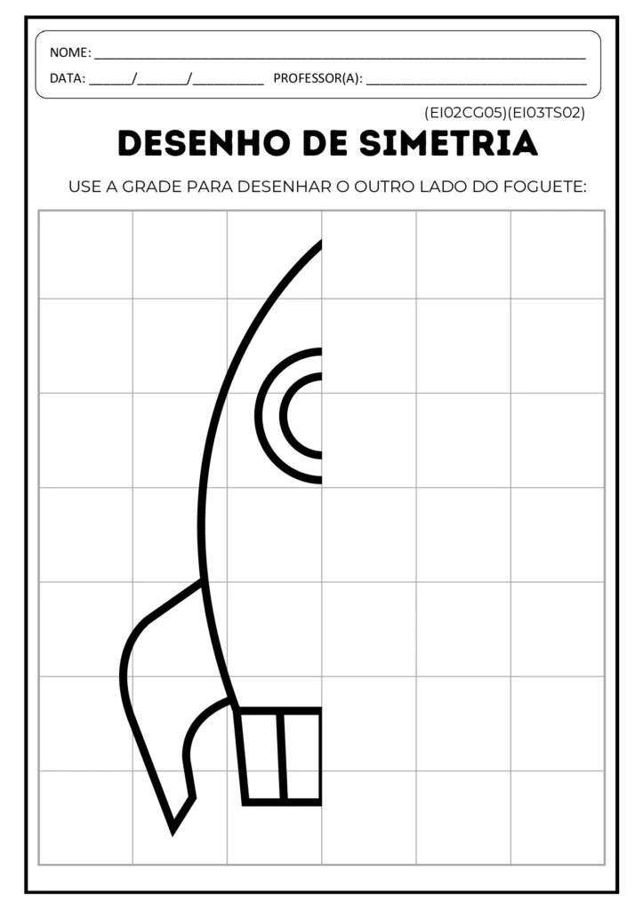 Atividades de simetria para Educação Infantil em PDF — p2 | Atividades Educação Infantil (ensinoja.com.br)