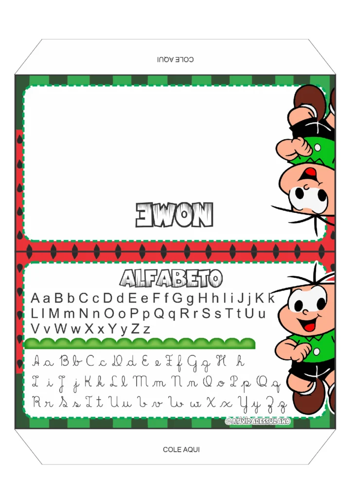 Atividades educativas com o alfabeto — p3 | Atividades Educação Infantil (ensinoja.com.br)