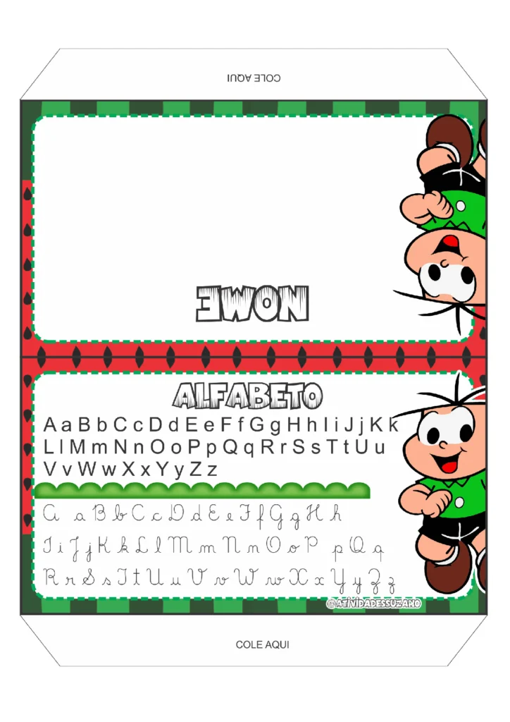 Atividades educativas com o alfabeto — p4 | Atividades Educação Infantil (ensinoja.com.br)