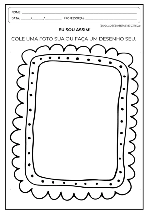 Atividades Identidade e Família (Maternal e Pré-Escola)