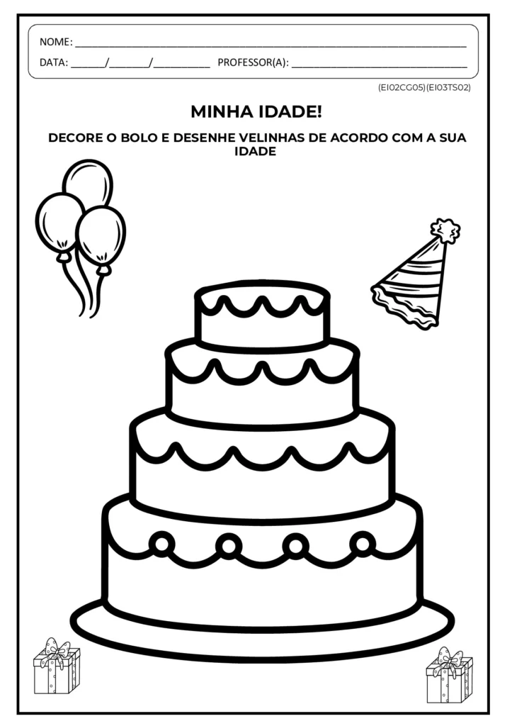 Atividades Identidade e Família (Maternal e Pré-Escola) — p3 | Atividades Educação Infantil (ensinoja.com.br)