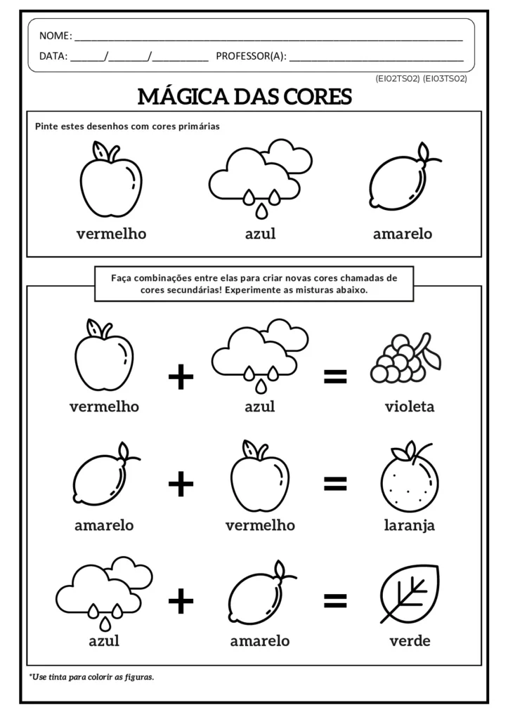 Atividades Maternal e Pré: Coordenação Motora e Artes — p5 | Atividades Educação Infantil (ensinoja.com.br)