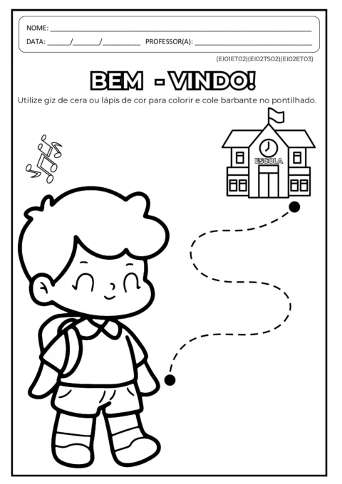 Atividades Volta às Aulas Maternal para Imprimir — p3 | Atividades Educação Infantil (ensinoja.com.br)