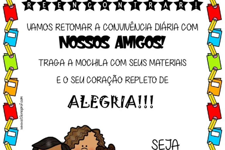 Bilhetinho Volta às Aulas para Imprimir em PDF — p1 | Atividades Educação Infantil (ensinoja.com.br)