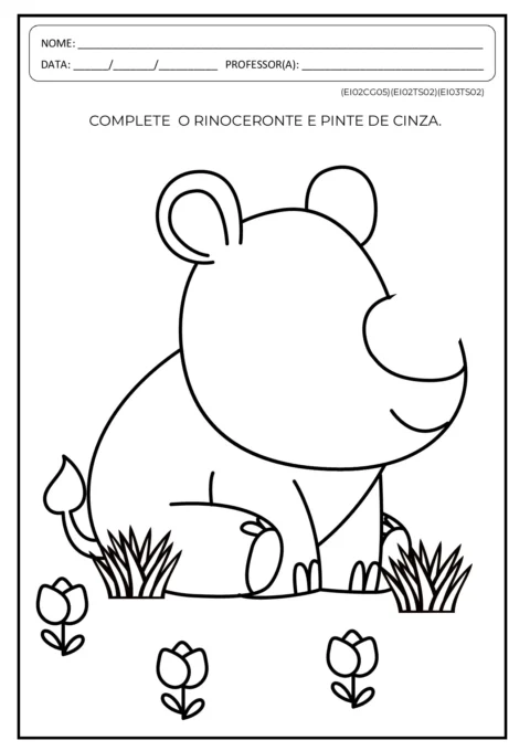 Coordenação Motora Maternal/Pré: Pintura e Pontilhado — p7 | Atividades Educação Infantil (ensinoja.com.br)
