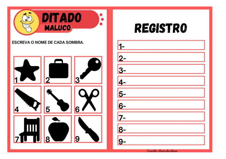 Ditado Maluco: Atividades de Consciência Fonológica — p2 | Atividades Educação Infantil (ensinoja.com.br)