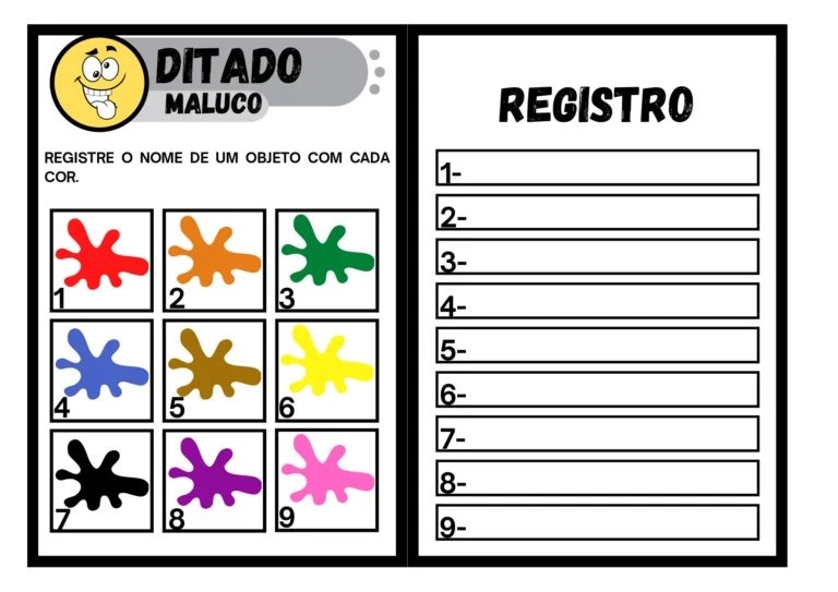 Ditado Maluco: Atividades de Consciência Fonológica — p5 | Atividades Educação Infantil (ensinoja.com.br)