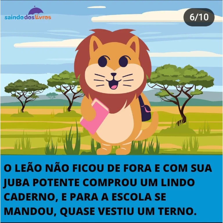 História Infantil Volta às Aulas dos Bichos (PDF) — p6 | Atividades Educação Infantil (ensinoja.com.br)