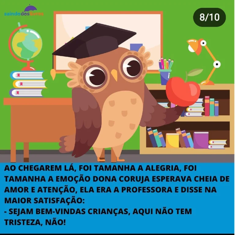 História Infantil Volta às Aulas dos Bichos (PDF) — p8 | Atividades Educação Infantil (ensinoja.com.br)