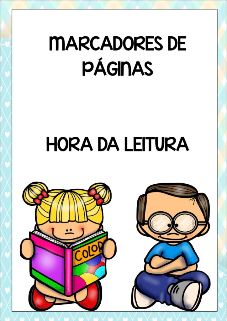 Marcadores de páginas para a hora da leitura — p1 | Atividades Educação Infantil (ensinoja.com.br)