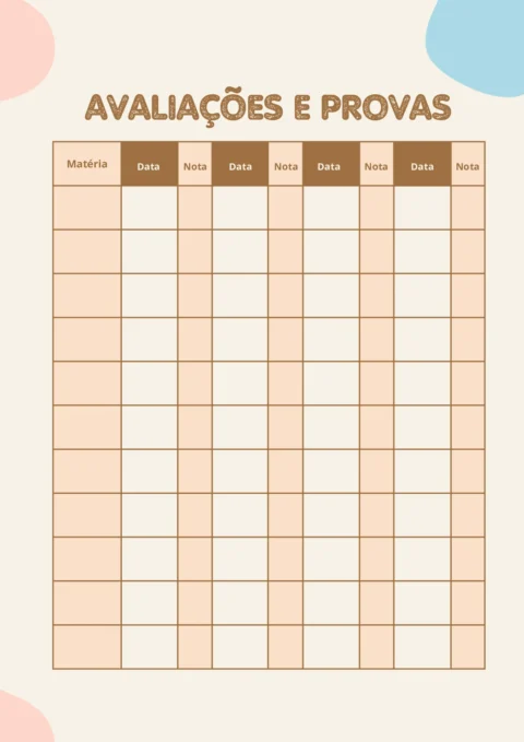 Planner Escolar 2026 Mensal Capivara para Imprimir — p4 | Atividades Educação Infantil (ensinoja.com.br)