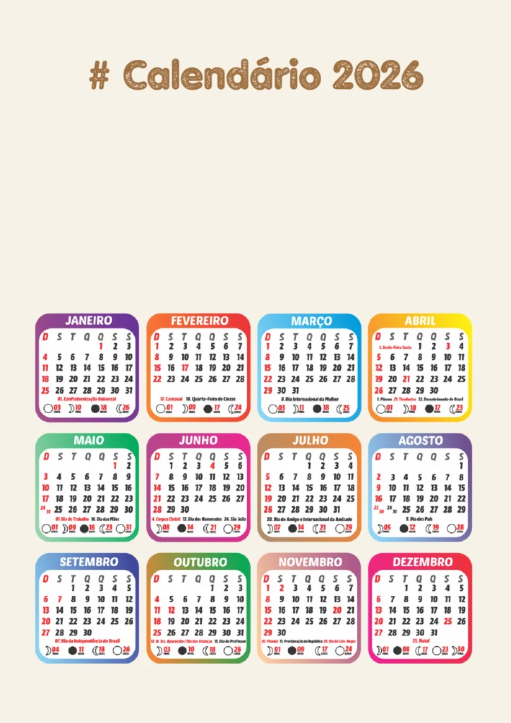 Planner Escolar 2026 Mensal Capivara para Imprimir — p17 | Atividades Educação Infantil (ensinoja.com.br)