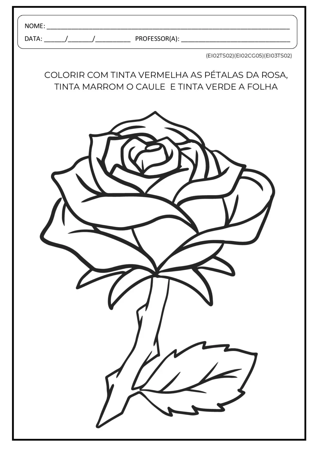 Pré-Escrita Maternal: Pontilhado e Pintura (PDF)