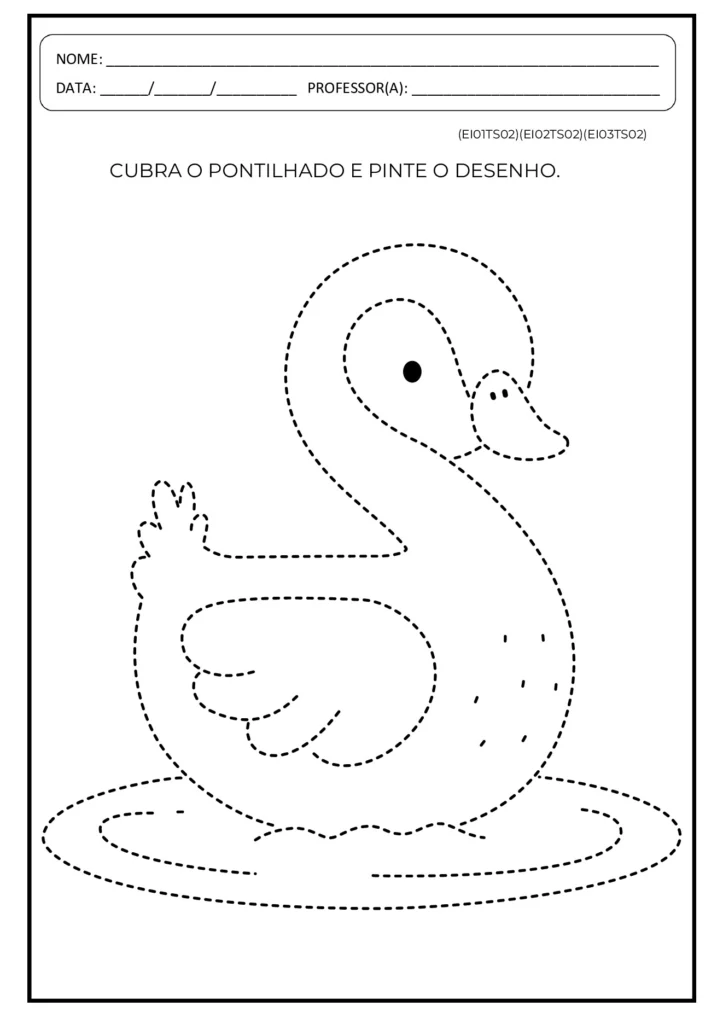 Pré-Escrita Maternal: Pontilhado e Pintura (PDF) — p2 | Atividades Educação Infantil (ensinoja.com.br)