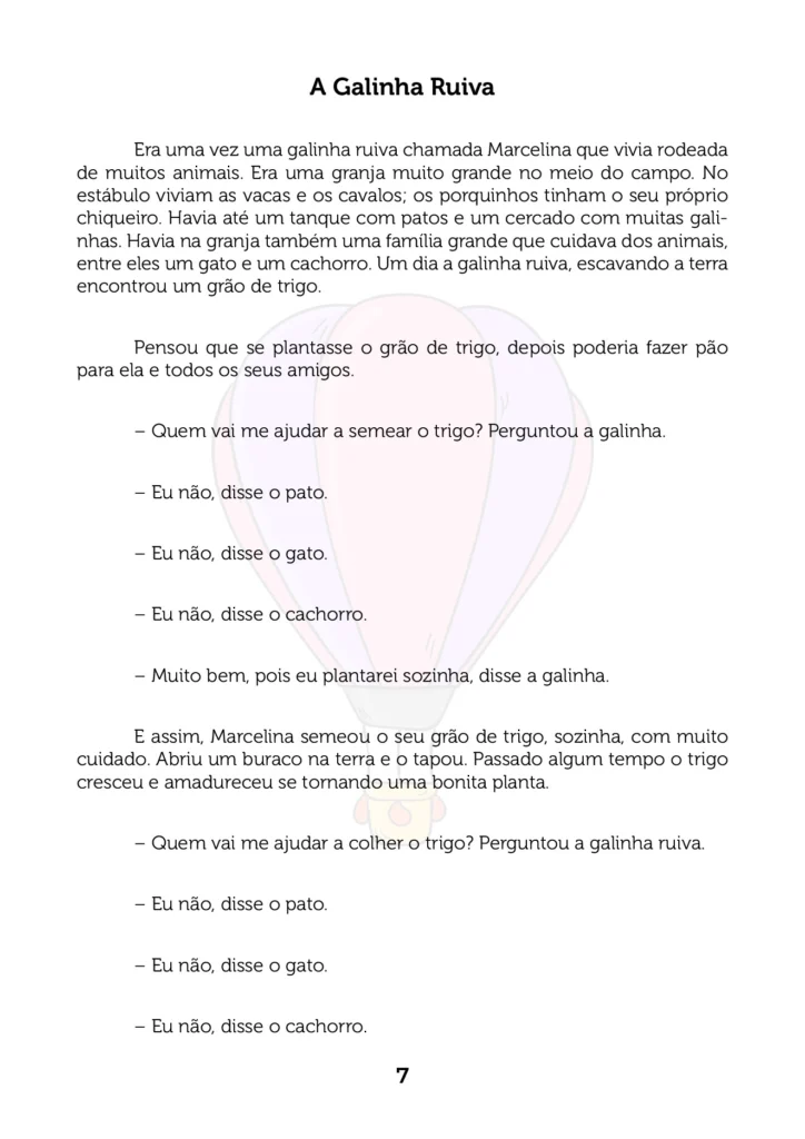 100 Histórias Infantis: Contos Clássicos para Crianças (PDF) — p7 | Atividades Educação Infantil (ensinoja.com.br)