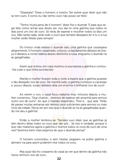 100 Histórias Infantis: Contos Clássicos para Crianças (PDF) — p22 | Atividades Educação Infantil (ensinoja.com.br)