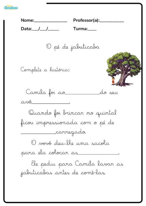 Atividades de Produção de Texto 2º Ano para Imprimir (PDF) — p4 | Atividades Educação Infantil (ensinoja.com.br)
