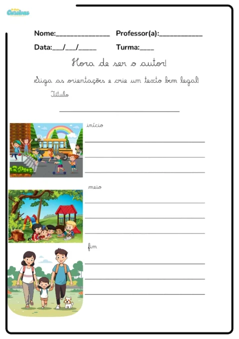 Atividades de Produção de Texto 2º Ano para Imprimir (PDF) — p12 | Atividades Educação Infantil (ensinoja.com.br)